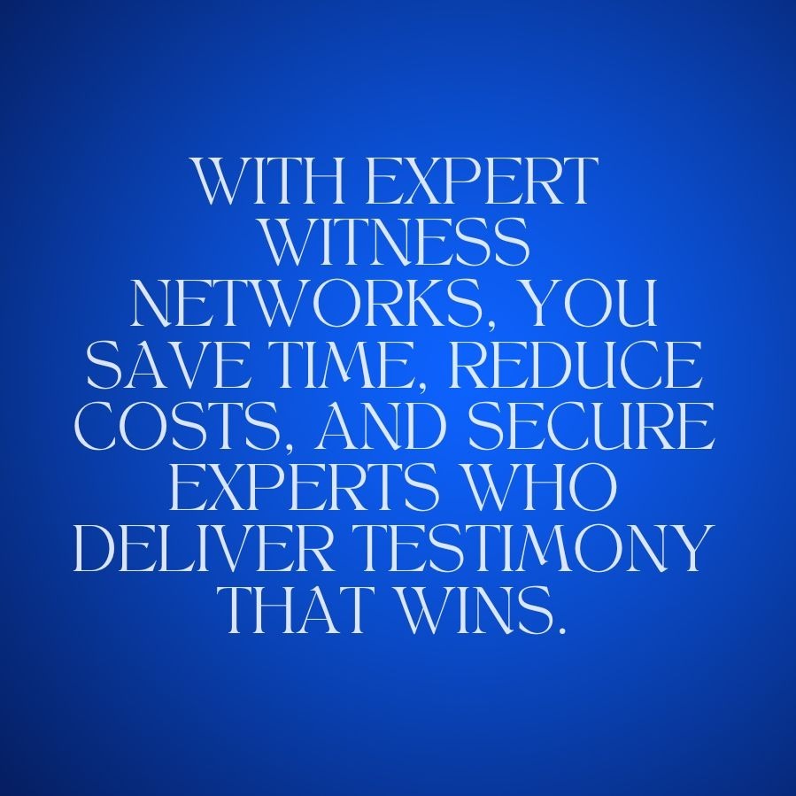 Expert Witness Network for Law Firms