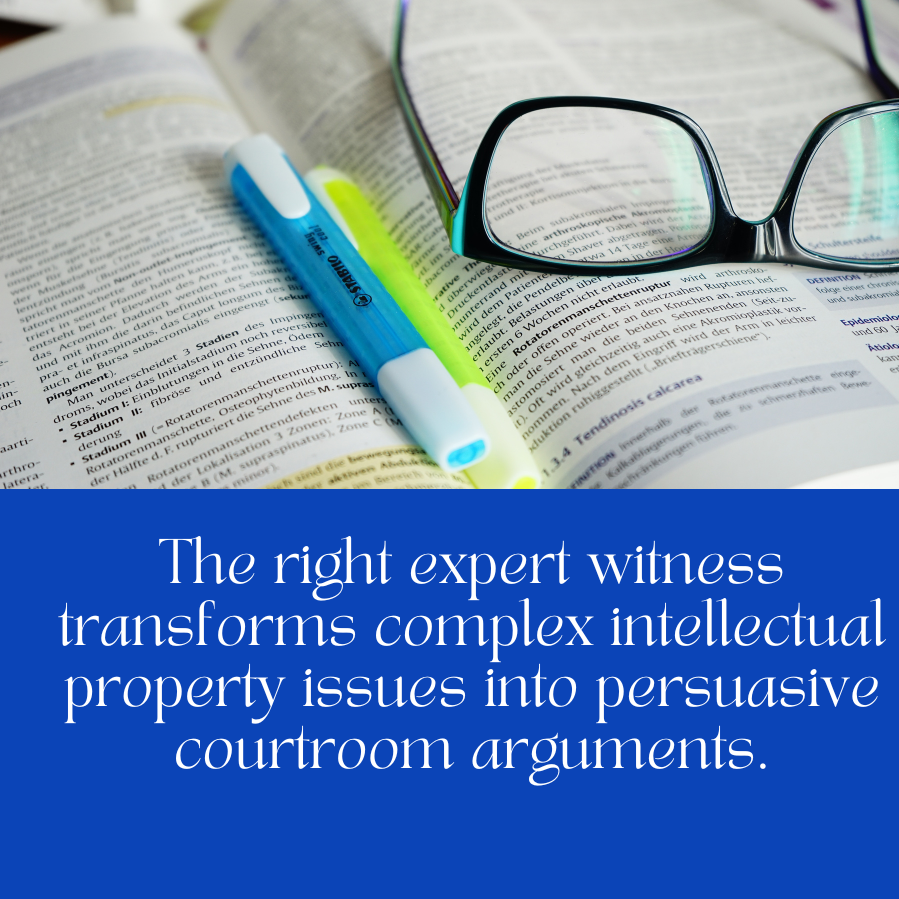 Intellectual property expert witness