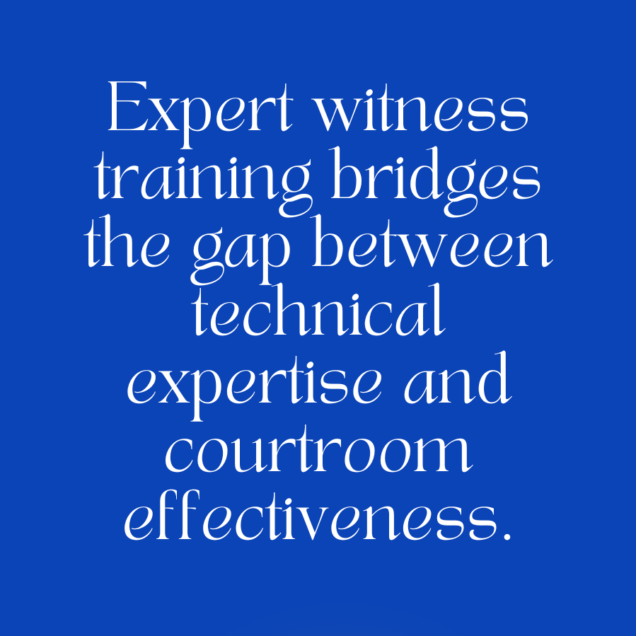 Preparing expert witnesses for court