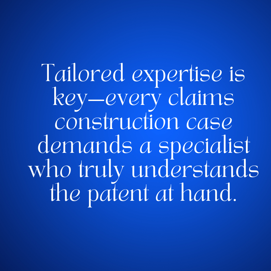 Claims Construction Expert