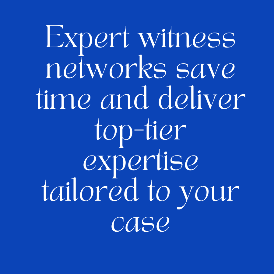Strengthen Your Case with Expert Witness Networks