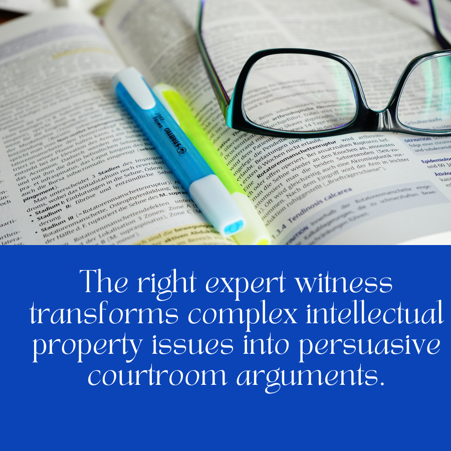 Boosting IP Cases with Expert Witnesses